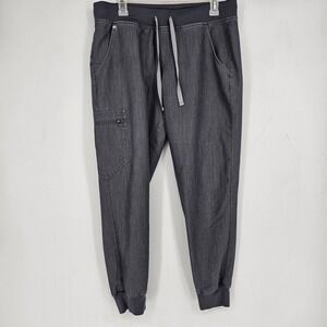 FIGS Zamora Jogger Pants Womens Medium‎ Petite Gray Scrub Medical Uniforms